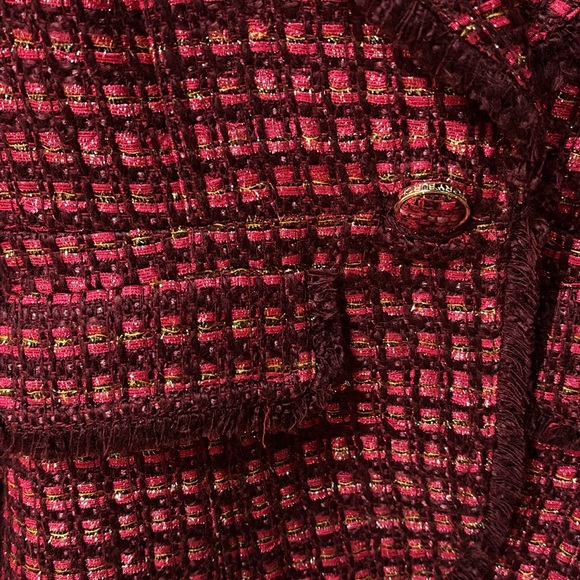 Tory Burch NWOT Red Blazer with Notched Lapels - Picture 11 of 11